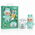Labubu Plush Wireless Bluetooth Earbuds with Protective Case – Cute Cartoon Earphones (AH-101)