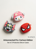 3D Cartoon Silicon Case for AirPods Pro | Cute Anime & Superhero Protective Cover (Choose Your Design)